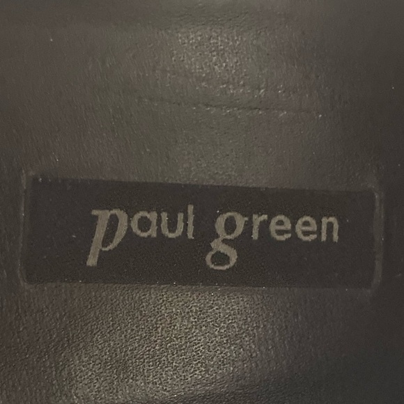 Paul Green Women’s Malibu Sliced Zip Black Leather Ankle Boots - Picture 9 of 11